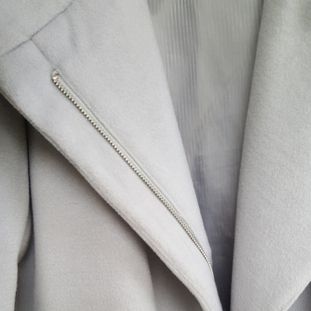 Cotton On Gray Wrap Pea Coat Size XS - Picture 3 of 5